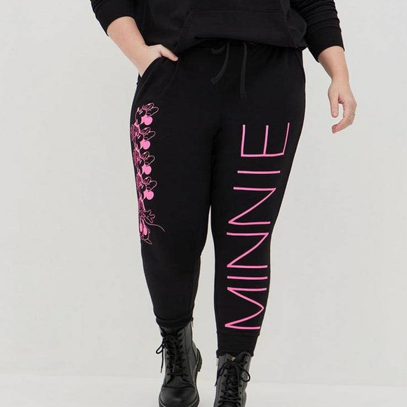 torrid Pants - NWT Torrid Disney Minnie Mouse Jogger French Terry Pockets Plus Size: 1X (14/16)